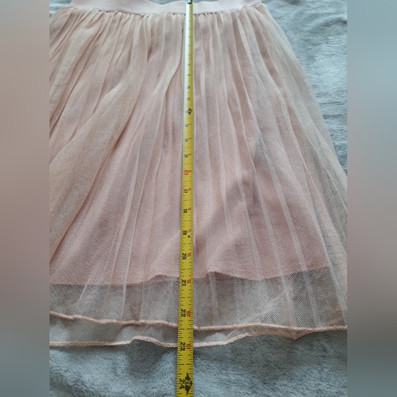 Metrowear Pull On Tulle Skirt Blush Pink Sparkle Elastic Waist Petite Medium - Picture 11 of 12